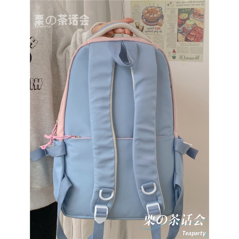 Balo nữ đi học phối màu đẹp dễ thương ulzzang hàn quốc giá rẻ B428