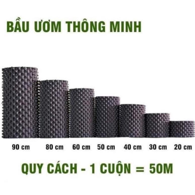 Bầu ươm cây V6 tiện dụng có sẵn ốc vít 0.6x1m (Cao 60cm, bán theo mét tới), mỗi mét kèm 2 vít bắt