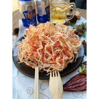 300g Mực Xe Sợi Hấp Nước Dừa