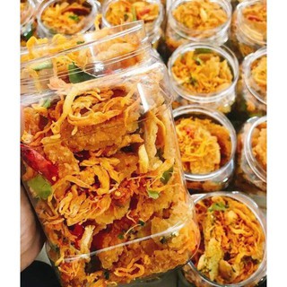 1 HŨ 500GRAM CƠM CHÁY LẮC KHÔ GÀ