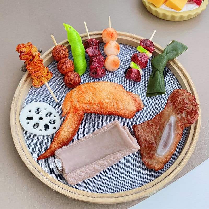Kẹp tóc đồ ăn vặt cánh gà siêu hot - UniLabel