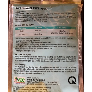Thuốc Trừ Bệnh CHAMPION 77WP (100g)