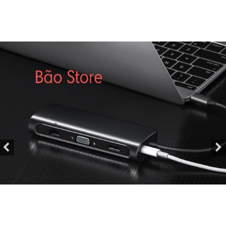 Cáp chuyển USB [Freeship] USB-C FULL 9 IN 1 MULTIFUNCTION CHÍNH HÃNG UGREEN(40873)