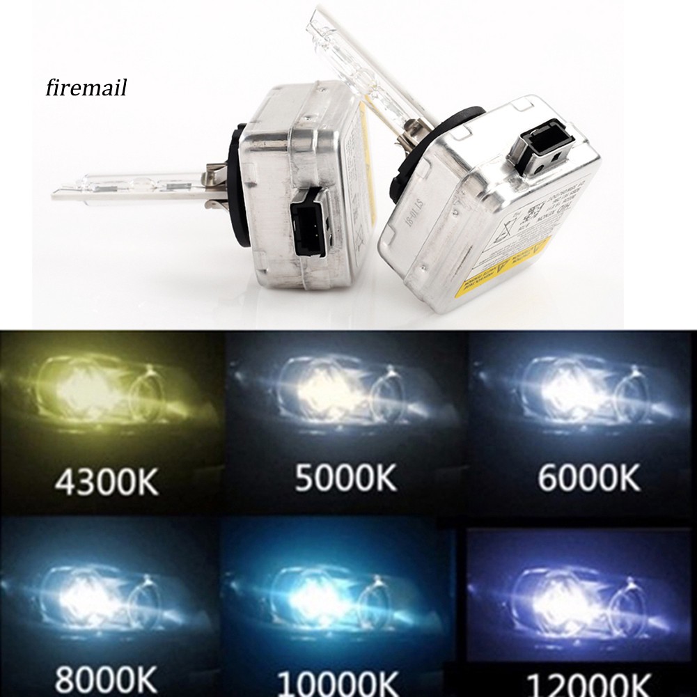 2 Bóng Đèn Xenon 4300k 5000k 6000k 8000k 12000k D1S D1C Hid Cho Xe Hơi