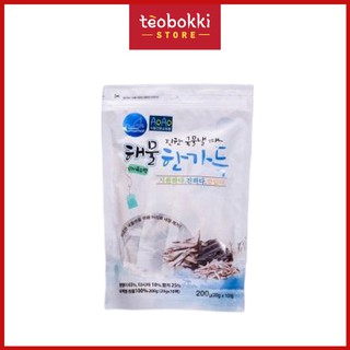 [SHIP HCM] Túi lọc nấu nước dùng cá cơm rong biển khô 200g