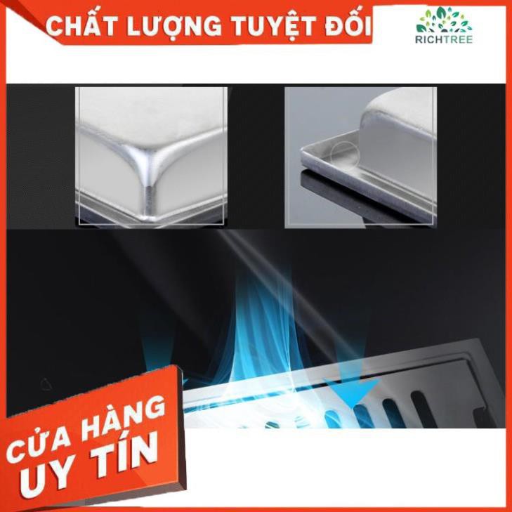 [FREE SHIP] Hố ga thoát sàn ngăn mùi hôi và côn trùng chất liệu iox304 kiểu dáng chữ nhật RT76