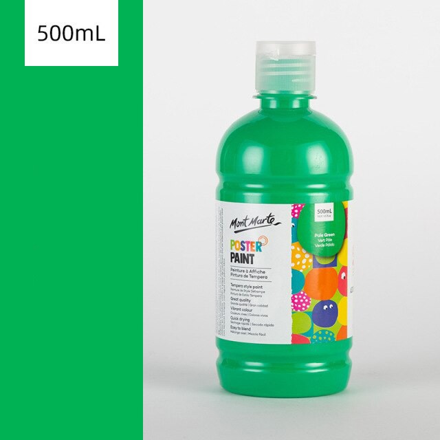 [Hỏa Tốc HCM] Màu Nước Poster Paint Mont Marte 500ml - Pale Green - MPST0022