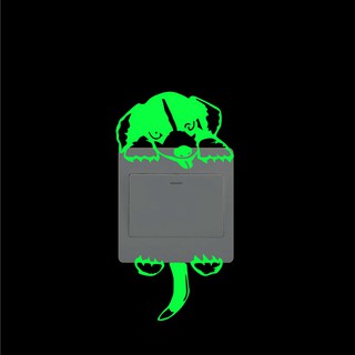 Miếng Dán Tường Dạ Quang Trang Trí Công Tắc Điện