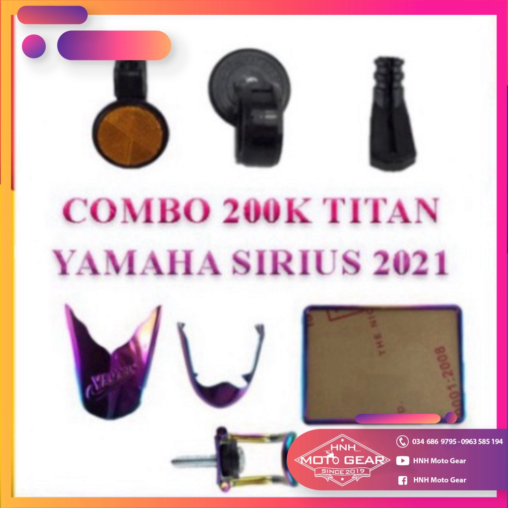 Yamaha Sirius 2021 - Bộ Trang Trí 5 Món Hàng Đẹp