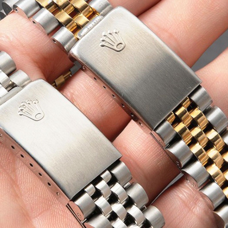 Dây Đeo Đồng Hồ Bằng Thép Không Gỉ 18Mm 20mm 22mm Cho Rolex DATEJUST Series