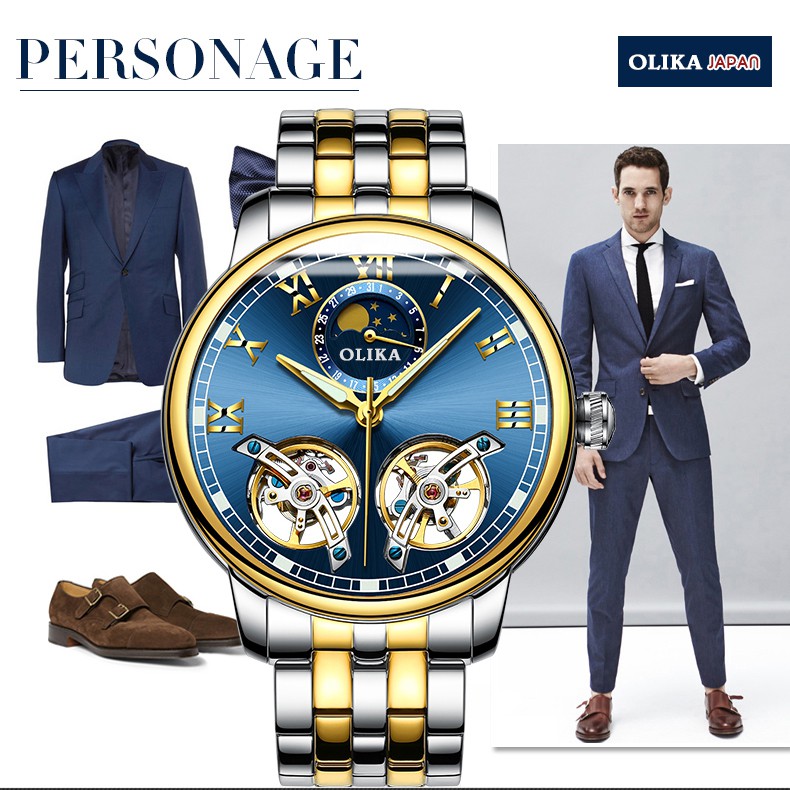Đồng Hồ Nam OLIKA 8862 Mặt Siêu 3D, Dây Demi Sang Trọng, Chống Nước Tốt | BigBuy360 - bigbuy360.vn
