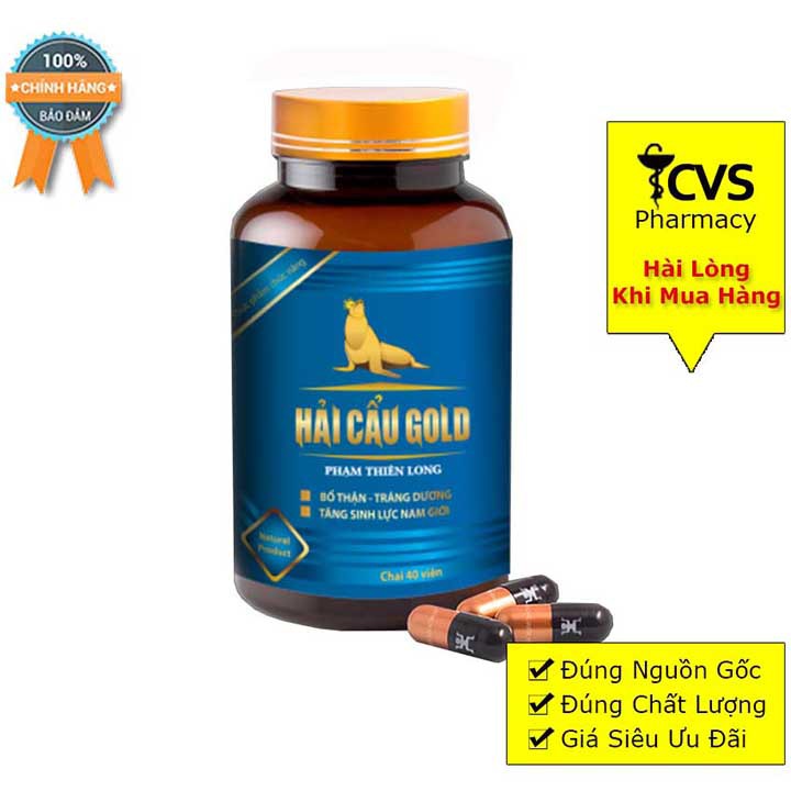 Hải Cẩu Gold Phạm Thiên Long (Đông Dược Việt) - Giúp Phục Hồi Khả Năng Sinh Lý Nam Giới
