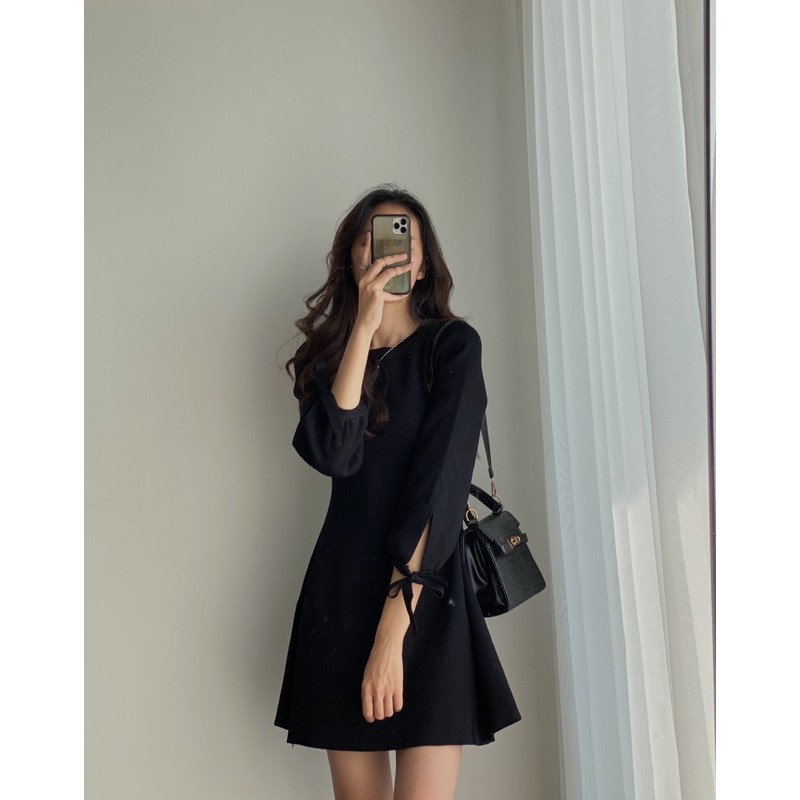 váy len tay nơ 817 | BigBuy360 - bigbuy360.vn