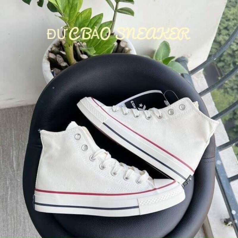 Giày converse 1970 trắng cổ cao , giày cv trắng thấp thể thao nam nữ sneaker