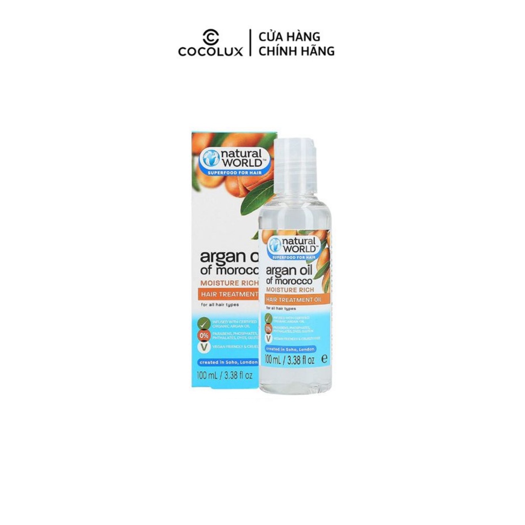 Dầu Dưỡng Tóc Natural World [COCOLUX]