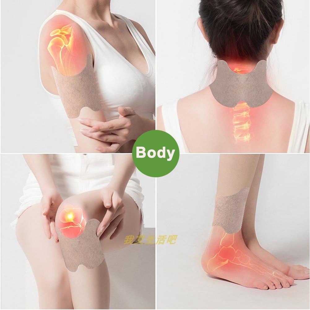 Miếng Dán Ngải Cứu Cổ Gáy Giảm Đau Cổ Vai Gáy, Thải Độc - Sp được làm từ thảo dược hoàn toàn tự nhiên an toàn tuyệt đối