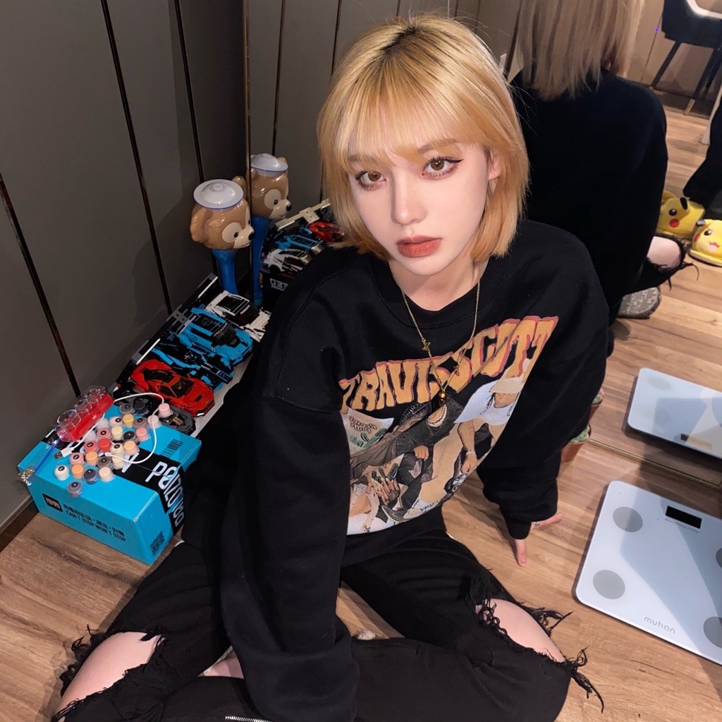  Xiaozhainv Áo Nữ Tay Dài In Hình Thời Trang Vintage 6 Màu Tùy Chọn | BigBuy360 - bigbuy360.vn