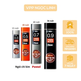 Ruột chì kim Pentel Ain Stein 0.3, 0.5, 0.7, 0.9, C273-2B, C275-2B, C277-2B