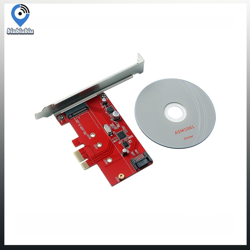 【Hàng sẵn sàng】【cod】PEX-UB132 Low Profile PCI To M.2 SATA3.0 Express Adapter Card 10Gbps