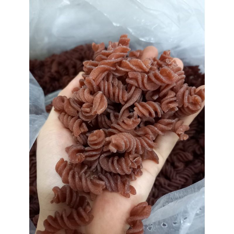 NUI XOẮN Gạo lứt/ Nui XOẮN rau củ ngũ sắc eatclean ăn kiêng ăn chay