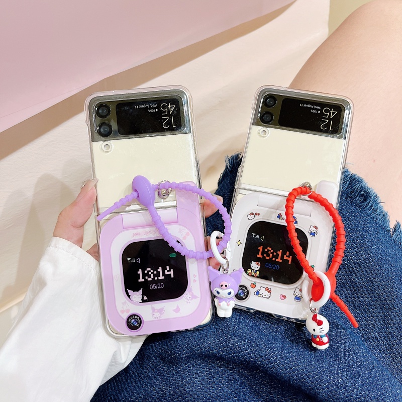 Ốp Lưng Hình Hoạt Hình Cho Samsung Galaxy Z Flip 3 Flip 4 Flip Z Flip2