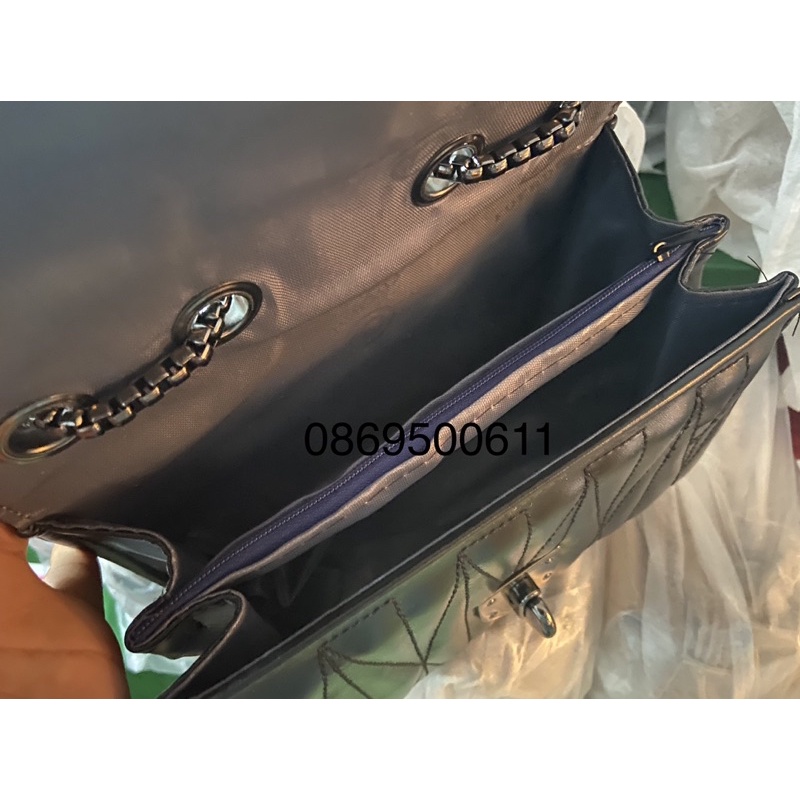 Túi xách nữ đeo chéo khóa xoay siêu sang