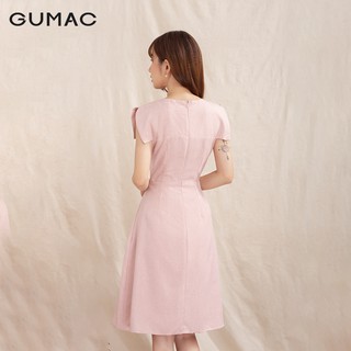 Đầm khoét ngực phụ kiện DA1003 GUMAC