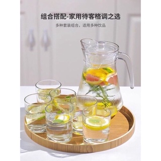 Bình nước thủy tinh đơn giản quý tộc 1.3L