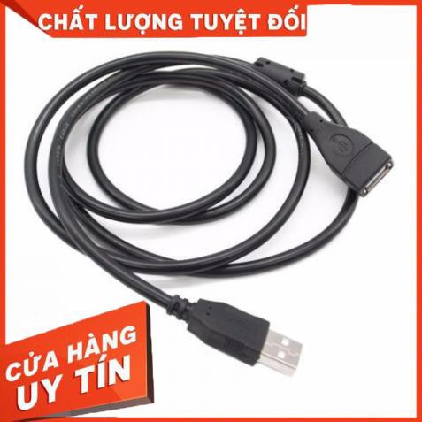 Freeship 50k Cáp USB nối dài 1M5 đen chống nhiễu-DC285 | BigBuy360 - bigbuy360.vn