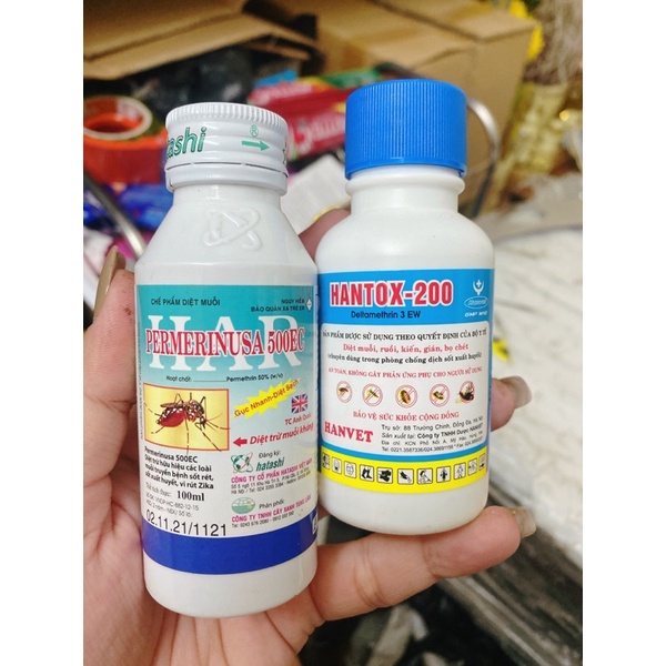 Diệt Sạch Bọ Chét Har 100ml + Hantox 100ml