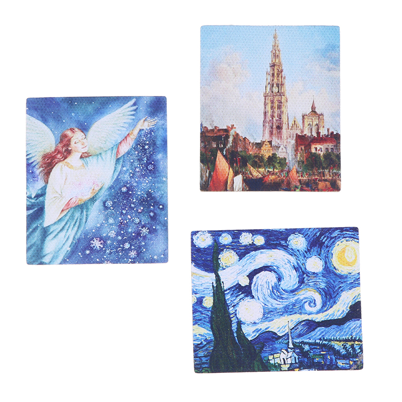 Tranh Sơn Dầu Tự Làm Tỉ Lệ 1: 12 Trang Trí Nhà Búp Bê