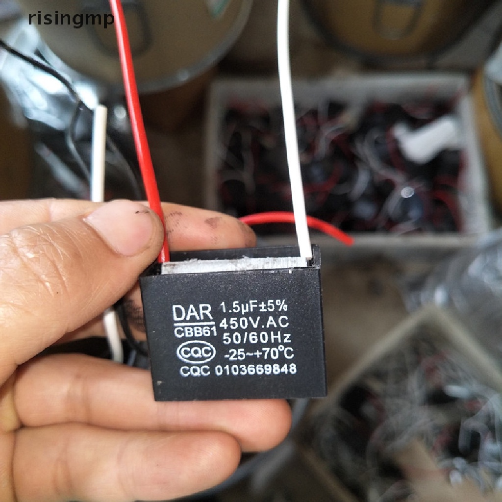 Tụ Điện Quạt Trần AC CBB61 450V 1UF - 25UF ♨Trên đó