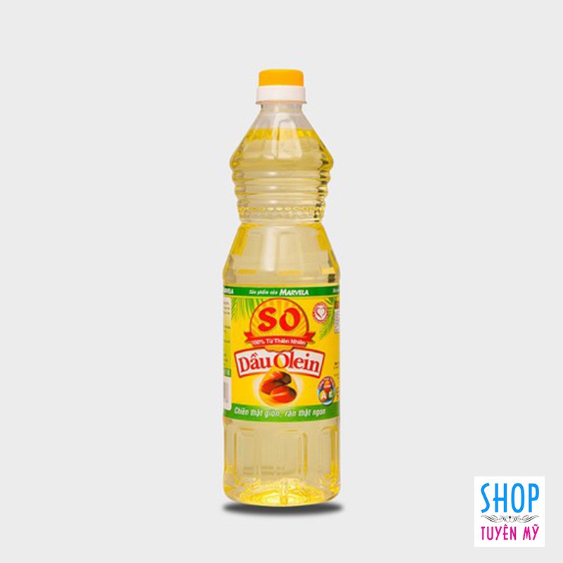 Dầu ăn Marvela Olein - Dầu cọ nguyên chất - chai 1 lít