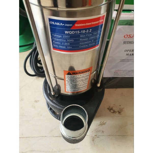 Máy bơm chìm 3HP OSAKA WQD15-18-2.2