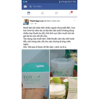 MUỐI TẮM BÉ ECO ( 400gr)