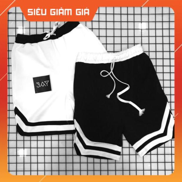 Quần Double V-short/ Short 2V màu ĐEN ❤️/Nam nữ Unisex/FREESHIP 99K ❤️