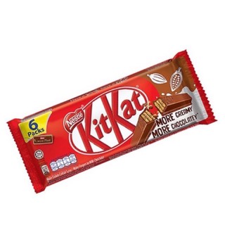 BÁNH XỐP PHỦ SOCOLA KITKAT NESTLE GÓI 6 THANH