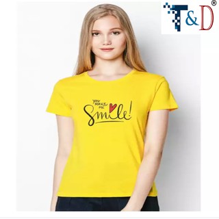 ÁO THUN NỮ SMILE THỜI TRANG NHIỀU MÀU