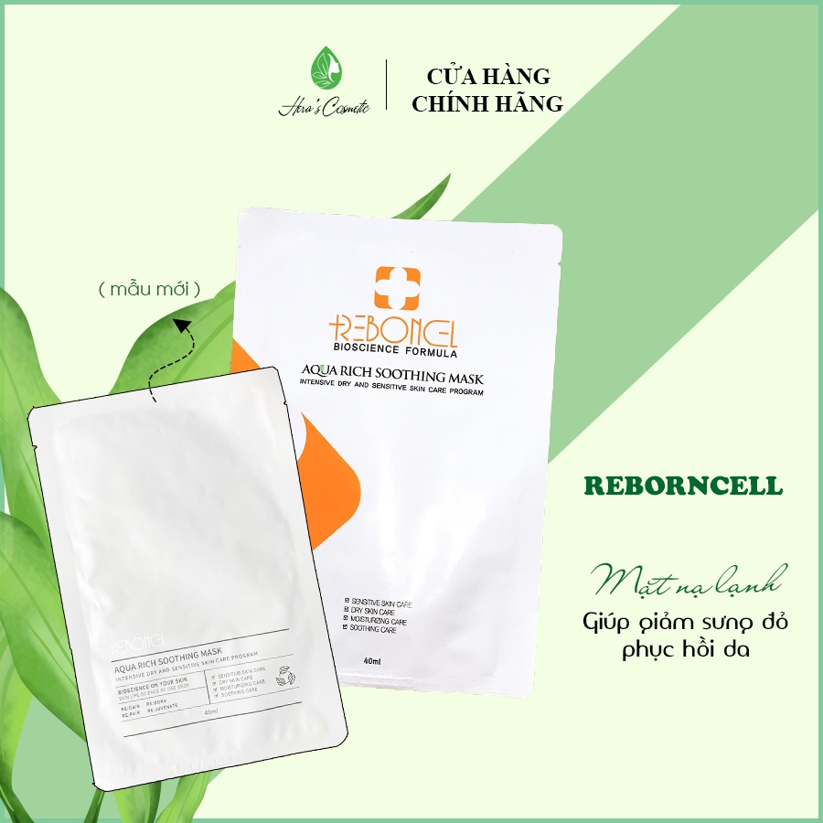 Mặt nạ lạnh Reborncell giảm sưng đỏ, phục hồi, cấp ẩm cho da