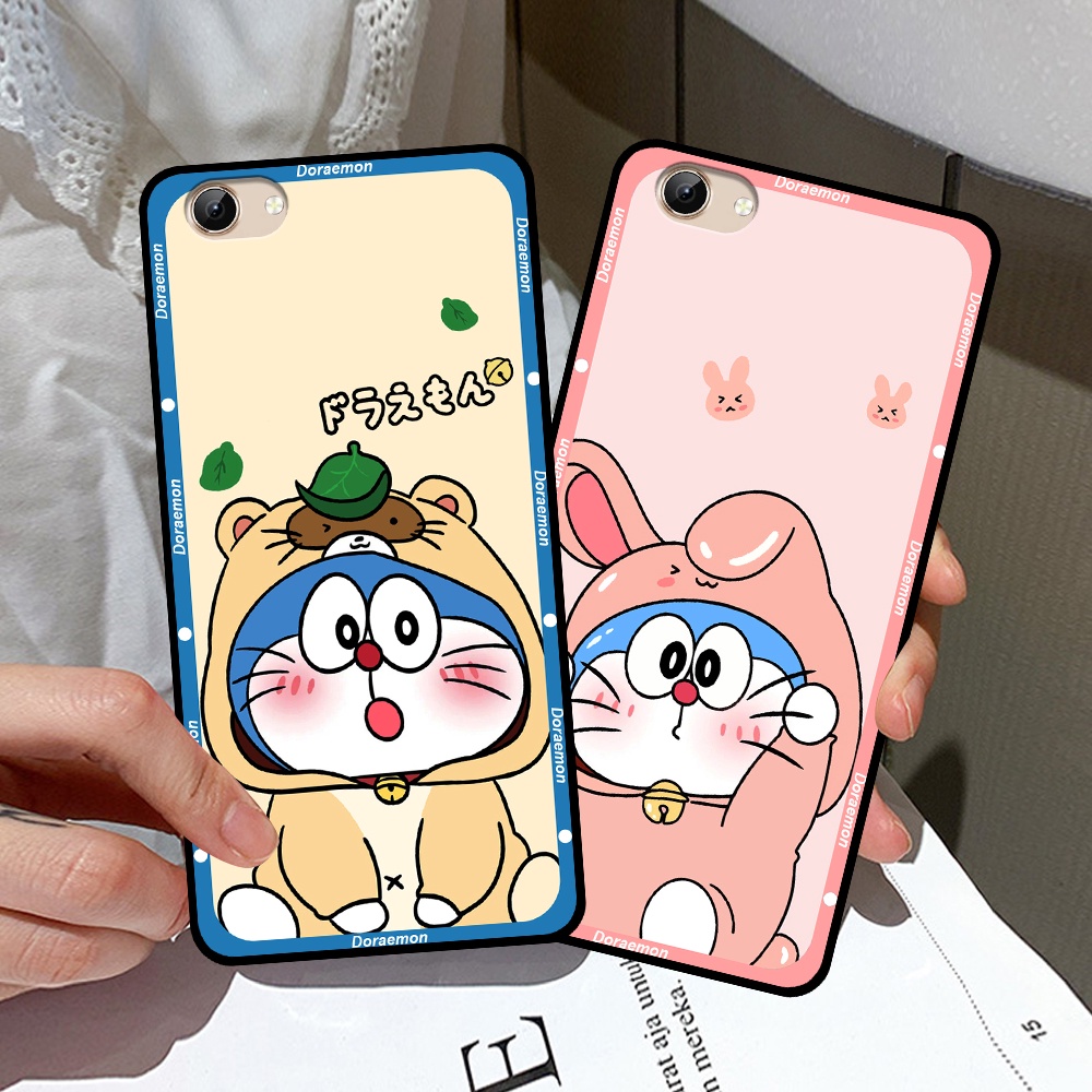 Ốp Vivo Y53 / Y55 / Y71 in hình cặp đôi doremon, hổ, khủng long dễ thương