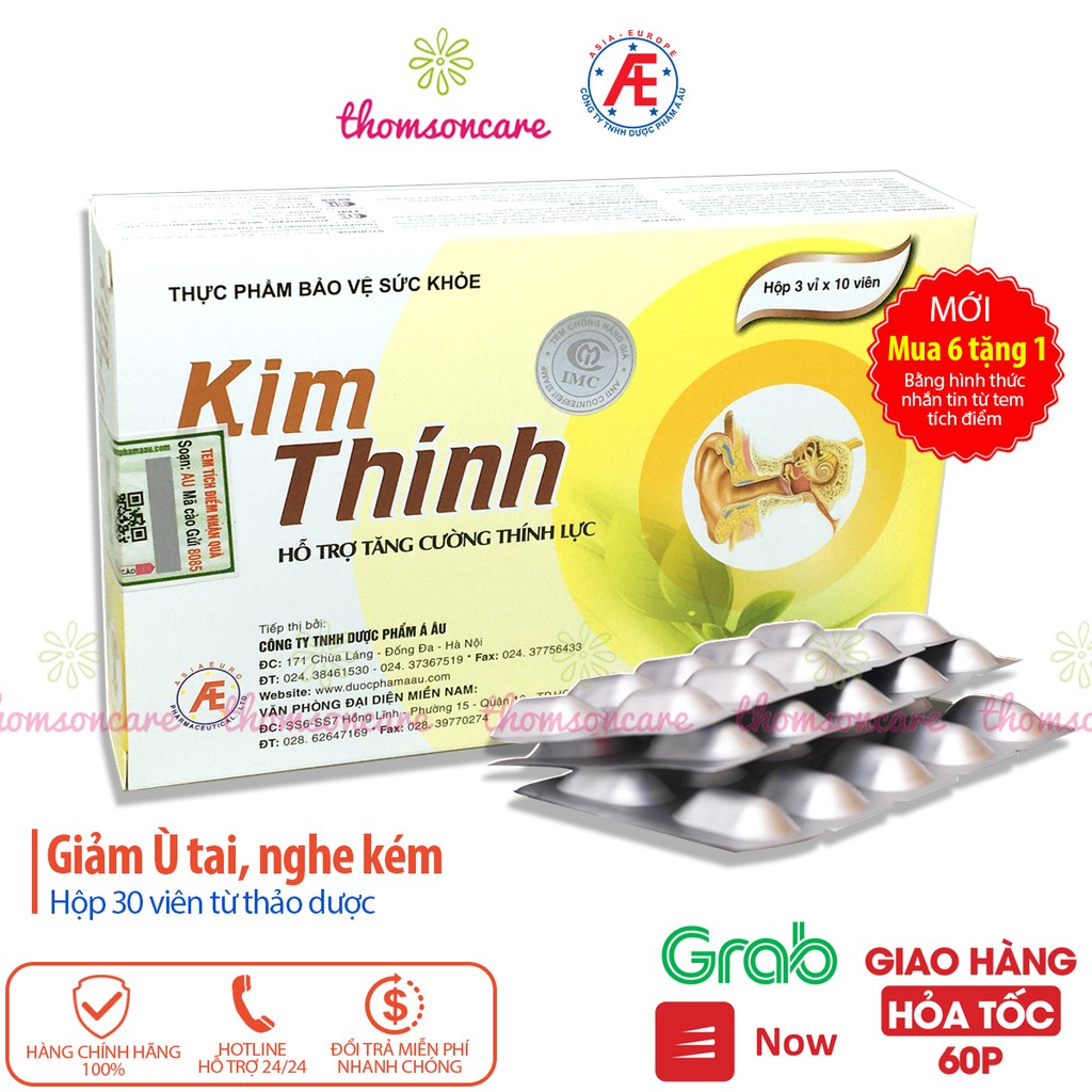 Kim thính - Có tem tích điểm chính hãng, Tăng cường thính lực, ù tai từ thảo dược