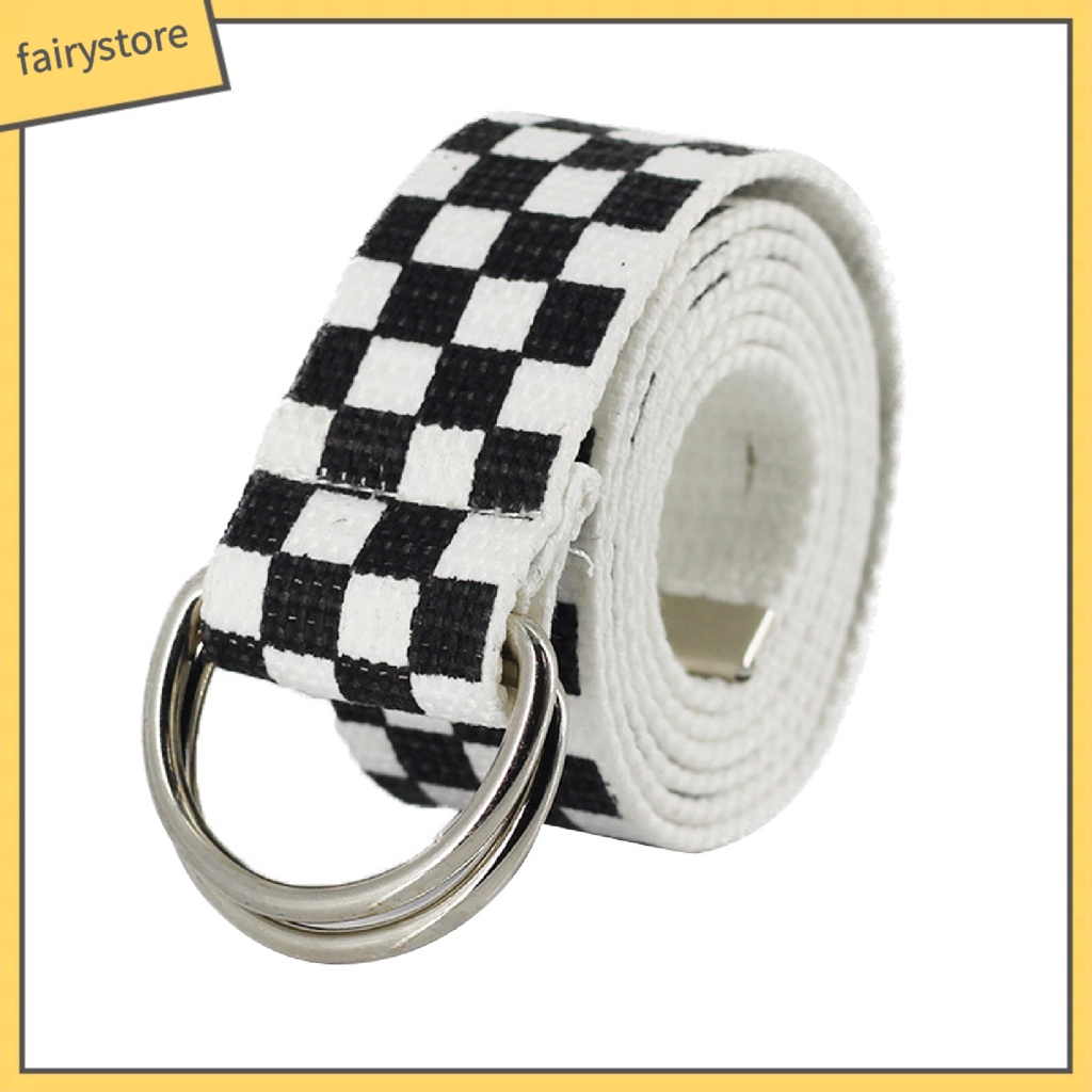 Thắt Lưng Vải Sọc Màu Cầu Vồng 130cm