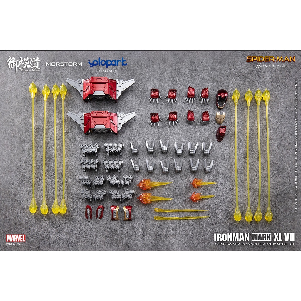 Mô hình lắp ráp 1/9 Scale IRON MAN MK47 PLAMO  Morstorm E-Model
