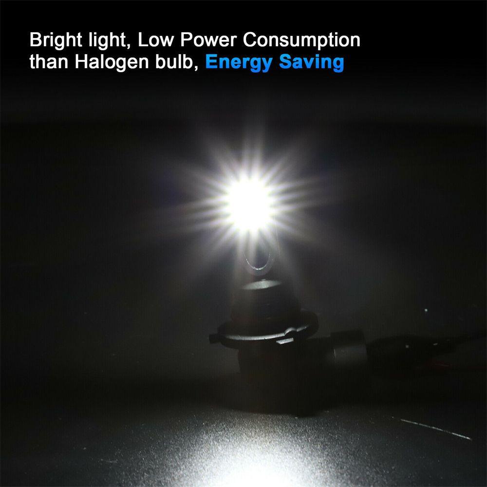 Bộ 2 Đèn LED Sương Mù Siêu Sáng 3030 12SMD H8 H11 9005 9006 H4 H7 Cho Xe Hơi