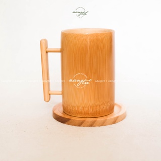 Ly tre có quai (cốc tre) handmade