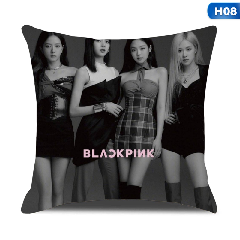 Vỏ Gối Đơn Mặt In Hình Blackpink Bằng Polyester