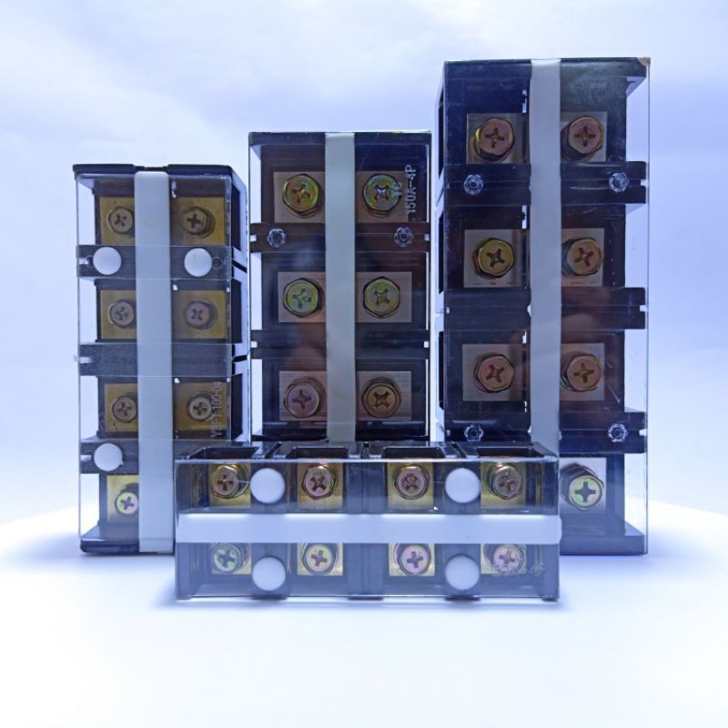 Cầu Đấu Điện Domino 4 Cực 60A/100A/150A/200A (loại tốt)