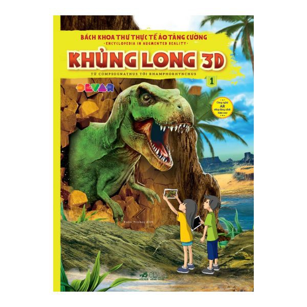 Sách - Bách khoa thư thực tế ảo tăng cường - Khủng long 3D