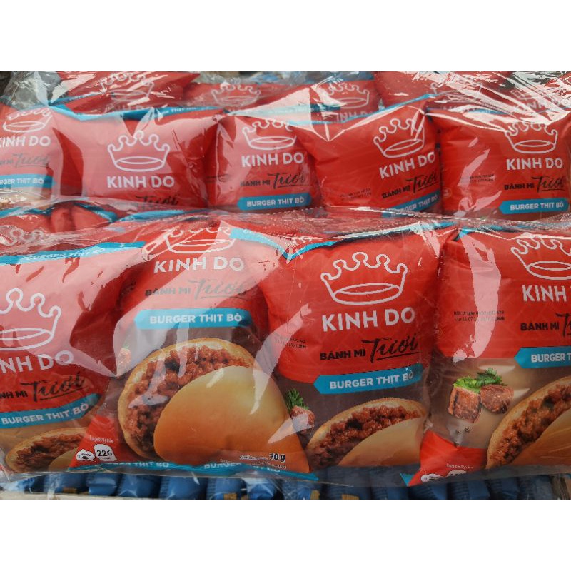 Bánh mì Tươi Kinh Đô Buger Bò