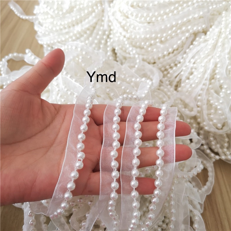 Dây hạt viền voan + trang trí